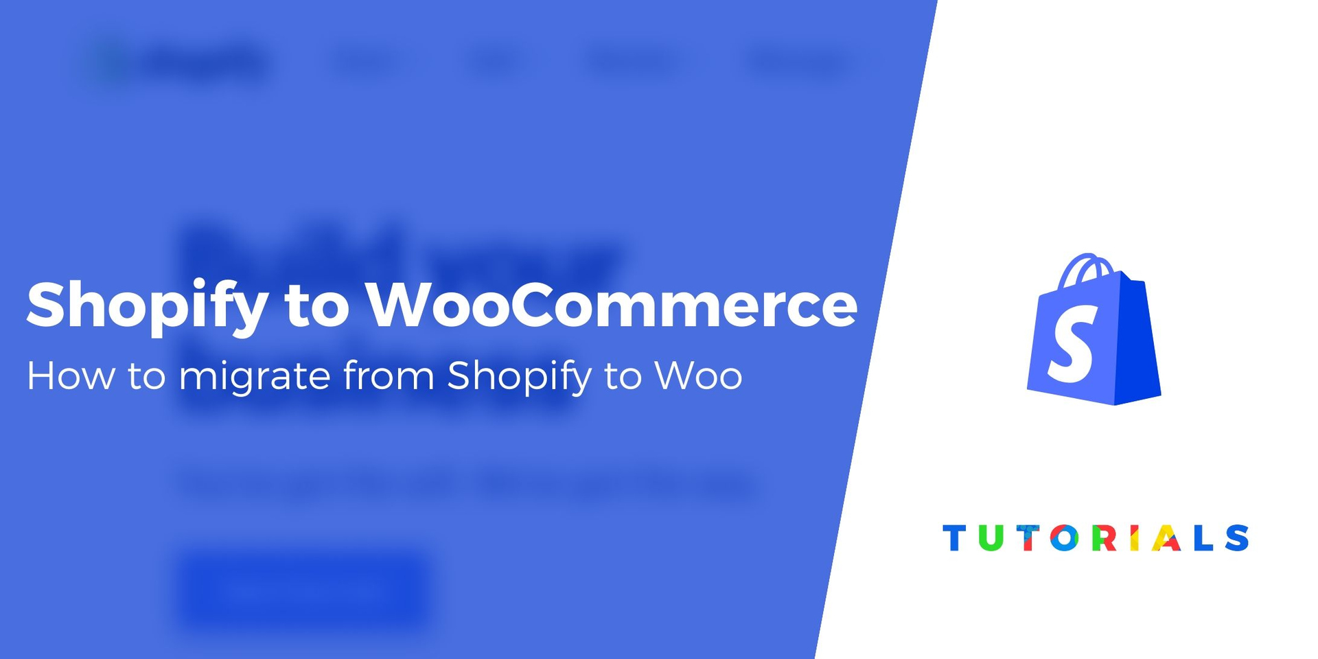 Shopify to WooCommerce